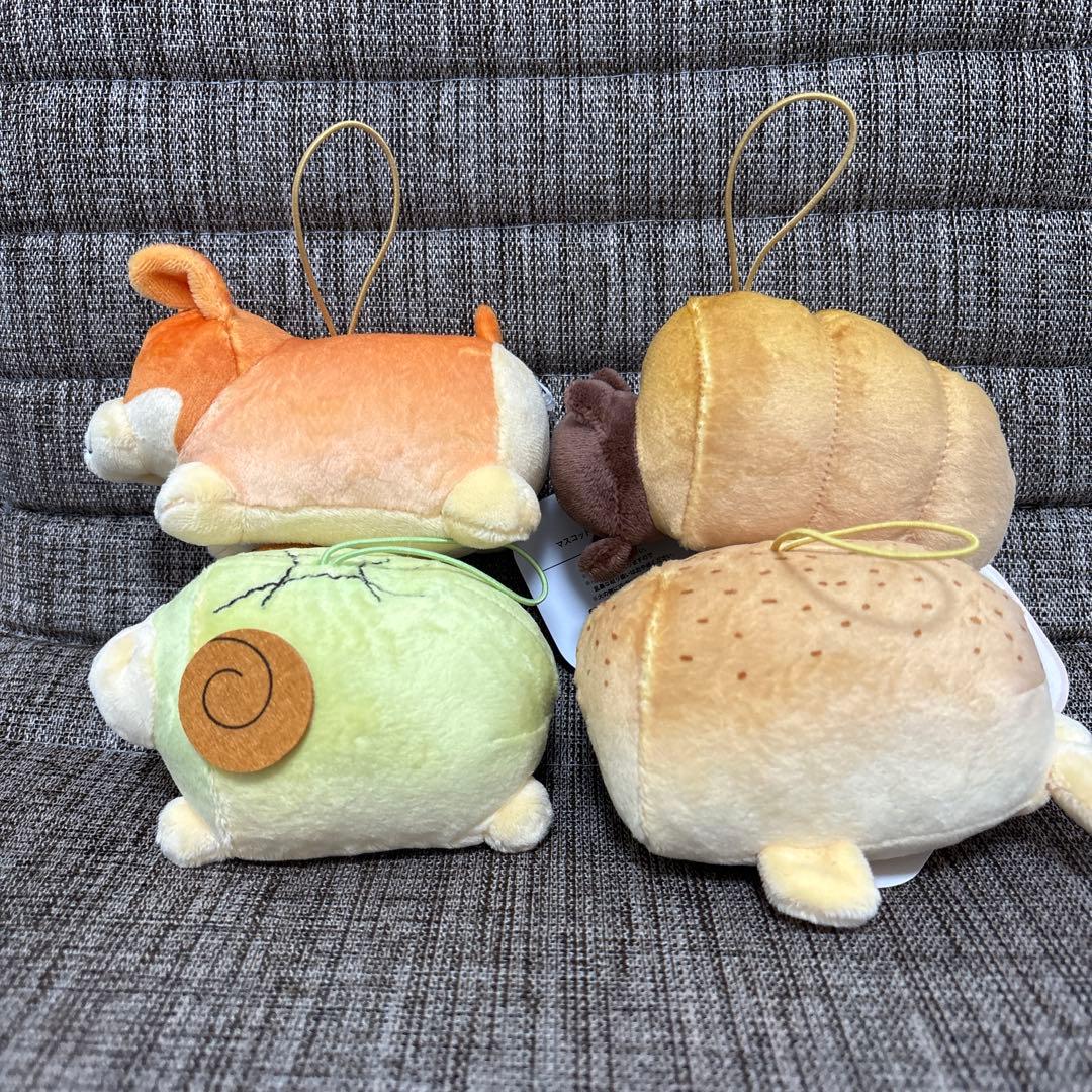 パンズー　マスコットぬいぐるみ　ぱんZoo 全4種セット　新品未使用　美品