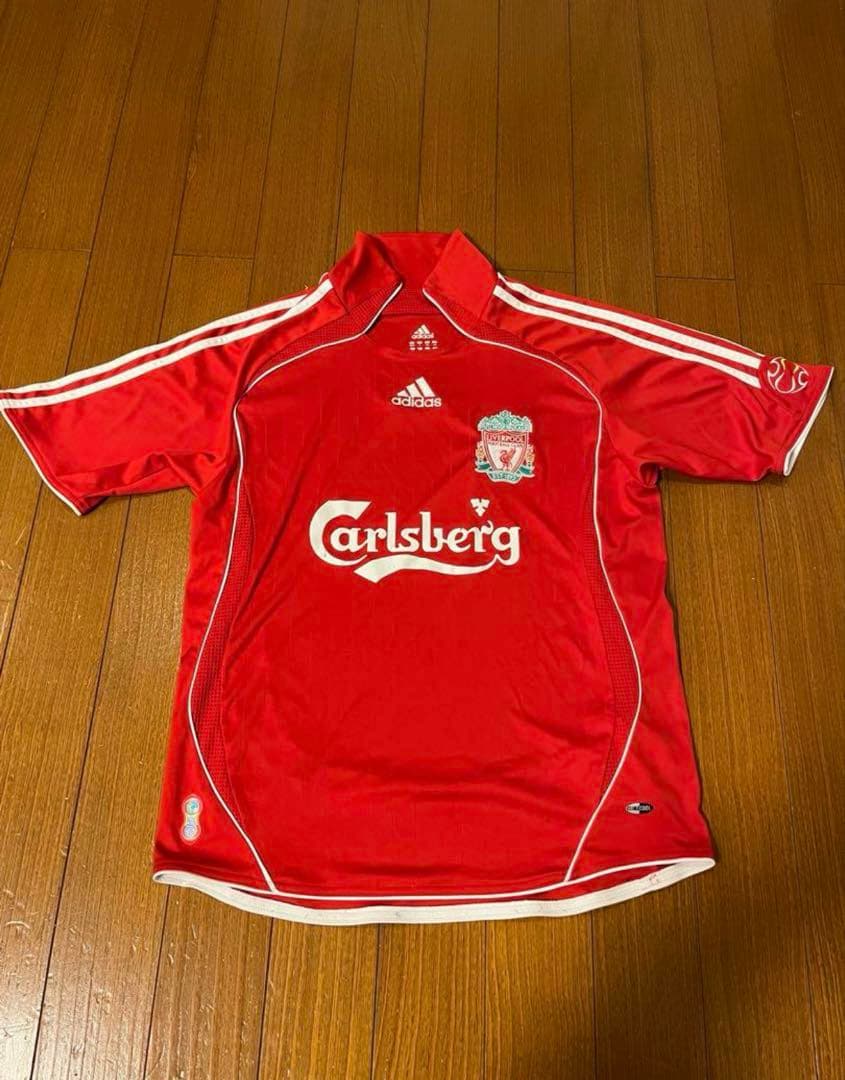 リバプール 半袖シャツ adidas 赤