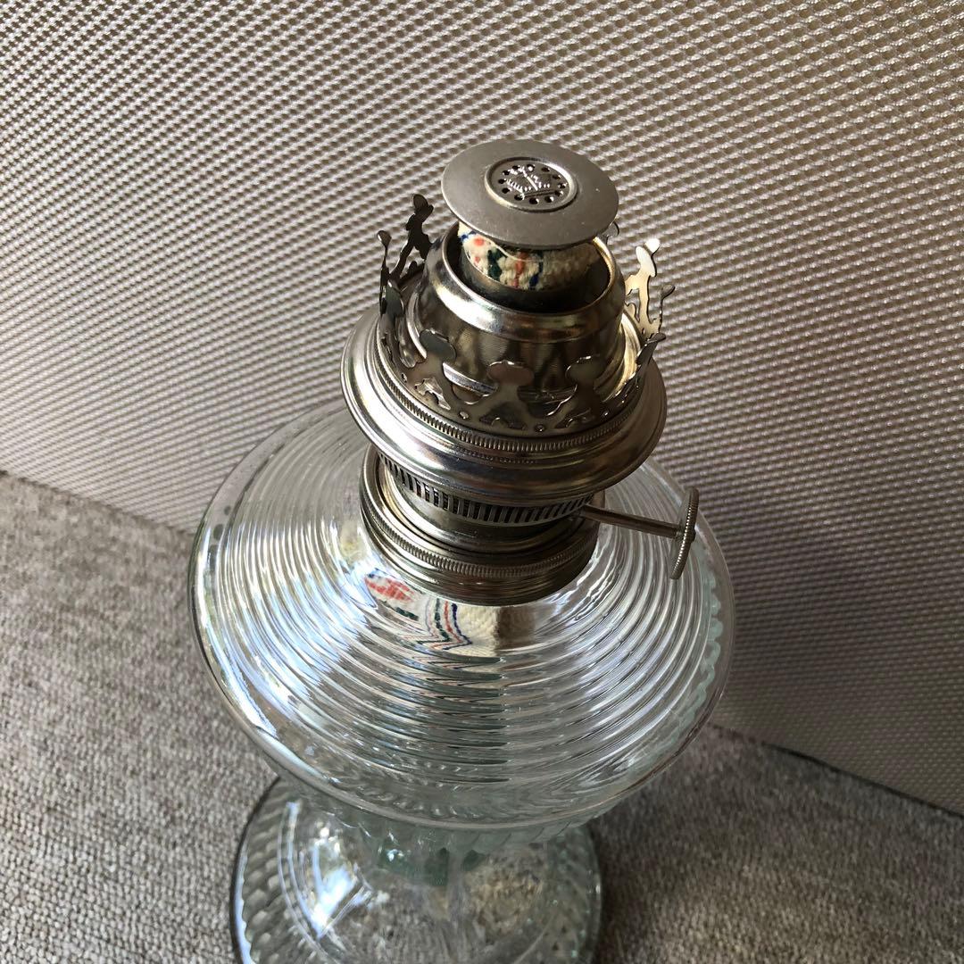 ✨ヴィンテージ✨オイルランプ✨全長52cm✨骨董市✨未使用✨美品✨