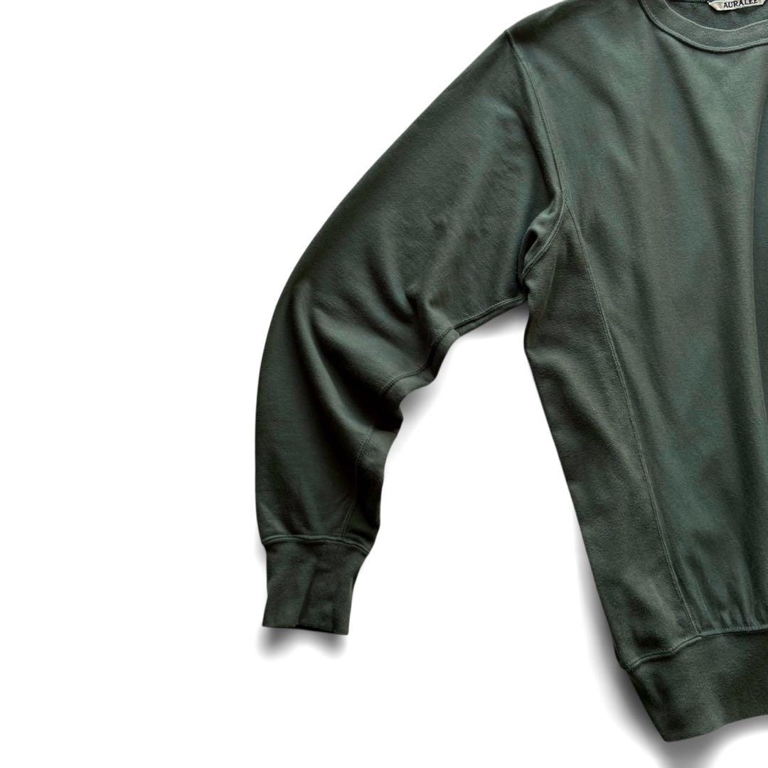 トップス AURALEE SUPER HIGH GAUGE SWEAT BIG P/O
