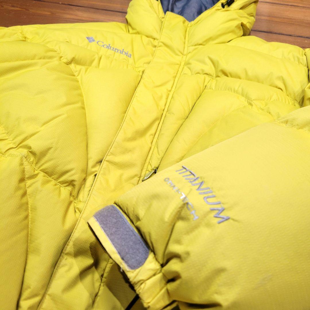 【今季大注目】90s コロンビア TITANIUM キルティング ダウン M