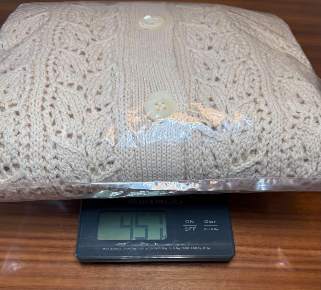 【2/15(日)迄限定】新品未使用　プリスティン　透かし編みカーディガン