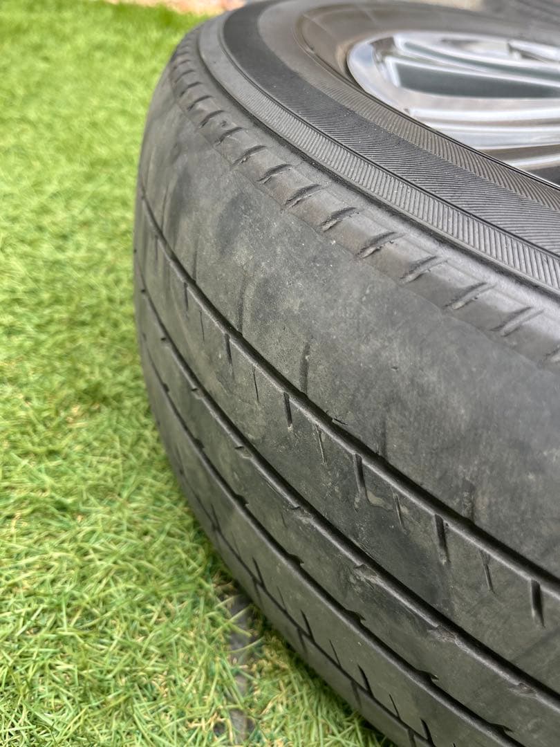 【直接受け渡し限定】80ヴォクシー後期　純正アルミホイール&タイヤ4本セット