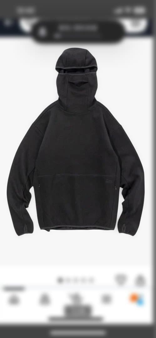 送料無料50%OFF Abu Garcia アブガルシアバラクラバフーディーXL