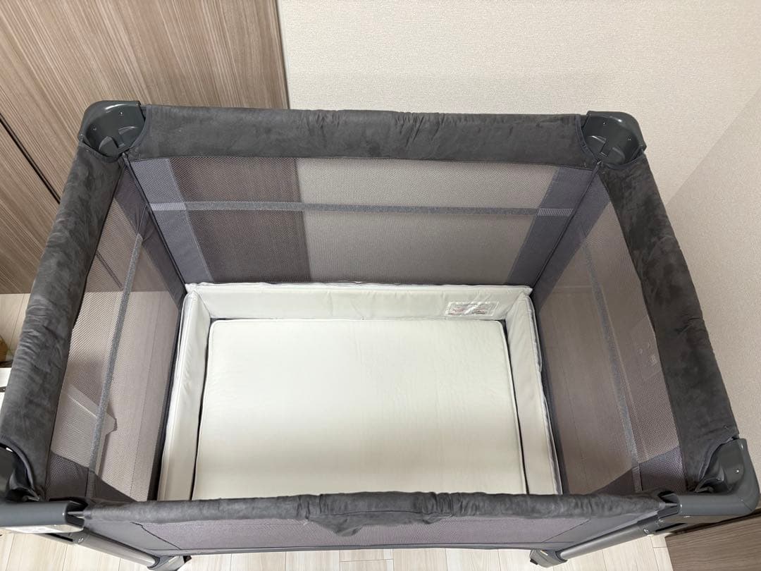 【新品購入】里帰りや自宅にも　アップリカ ココネル エアープラス AB グレー