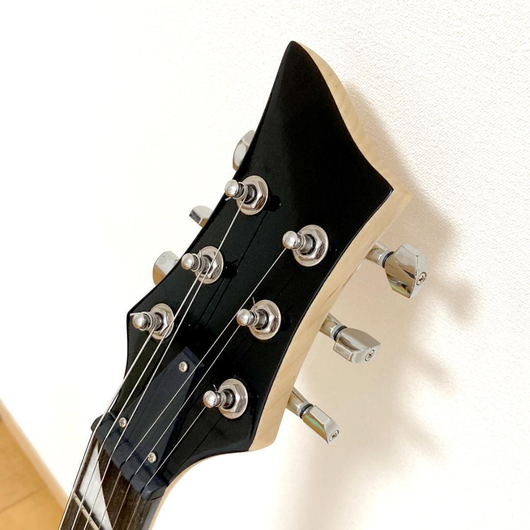 変形タイプ　エレキギター 　サーフグリーン　美品　シンクロナイズドトレモロ