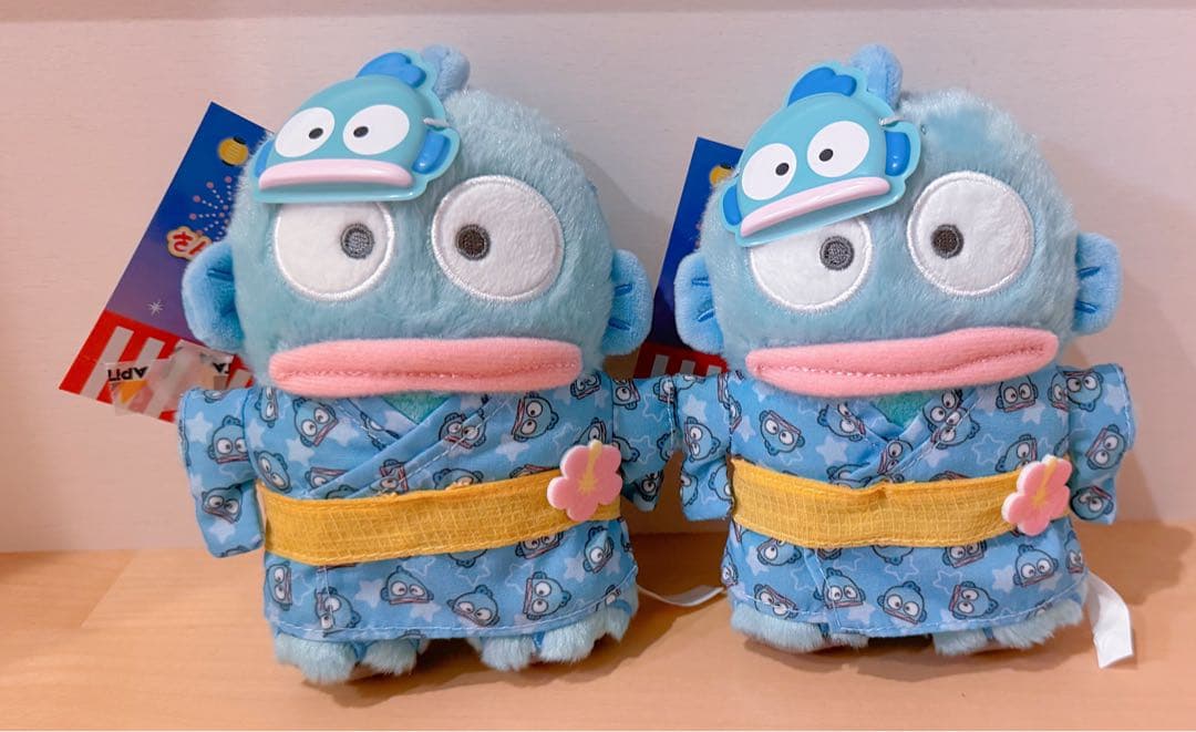 ハンギョドン　キャラ盛り夏まつり　ぬいぐるみ マスコット　サンリオ　夏祭り