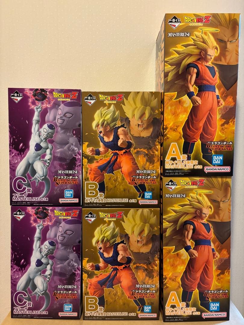【新品・未開封】一番くじ ドラゴンボール A賞 B賞C賞 フィギュア 6体セット