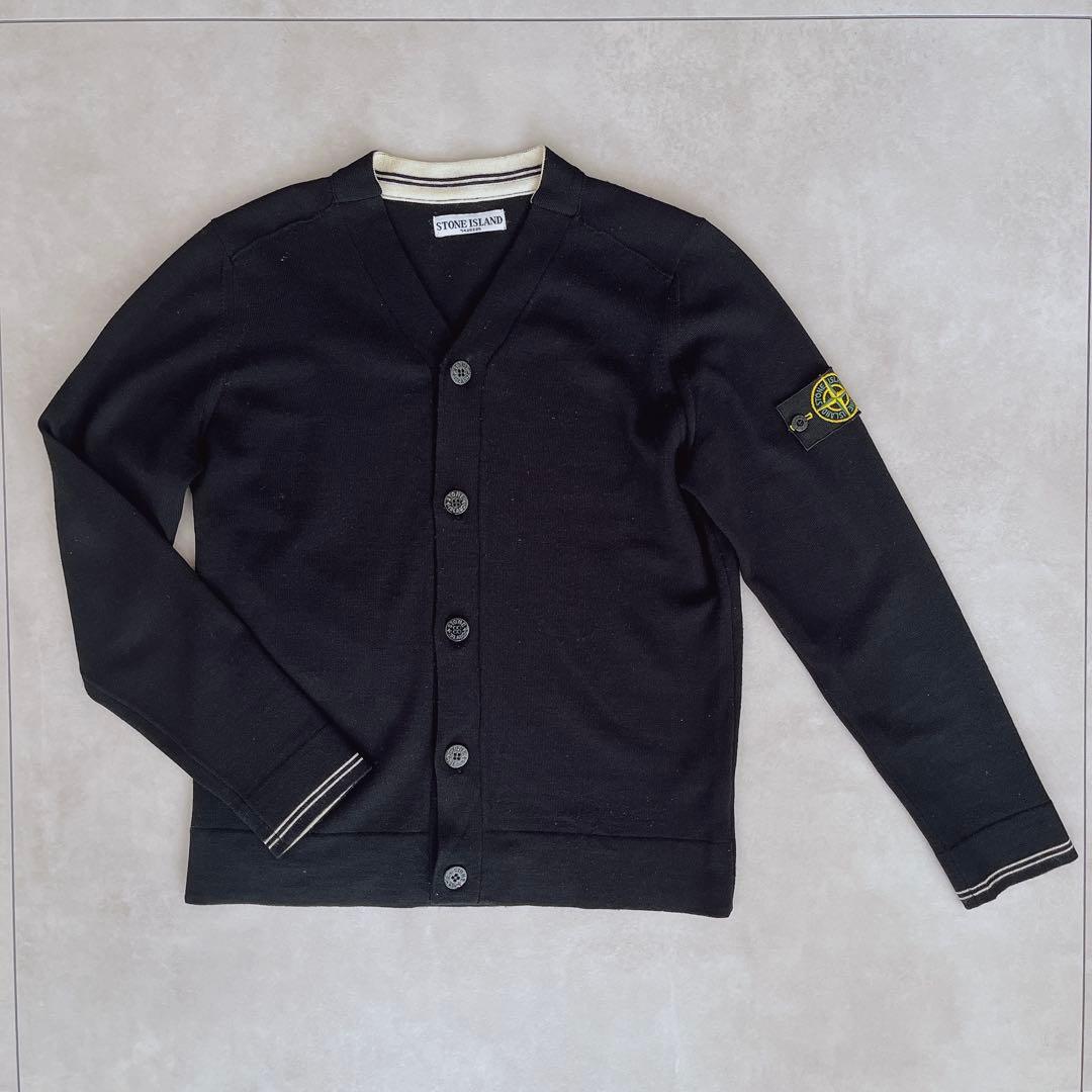 STONE  ウールカーディガン ブラック