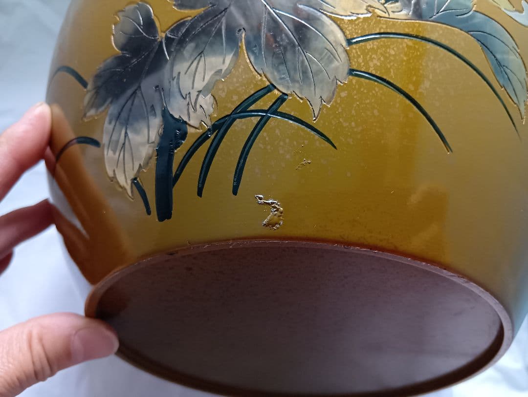 七宝焼　花びん　　⑭