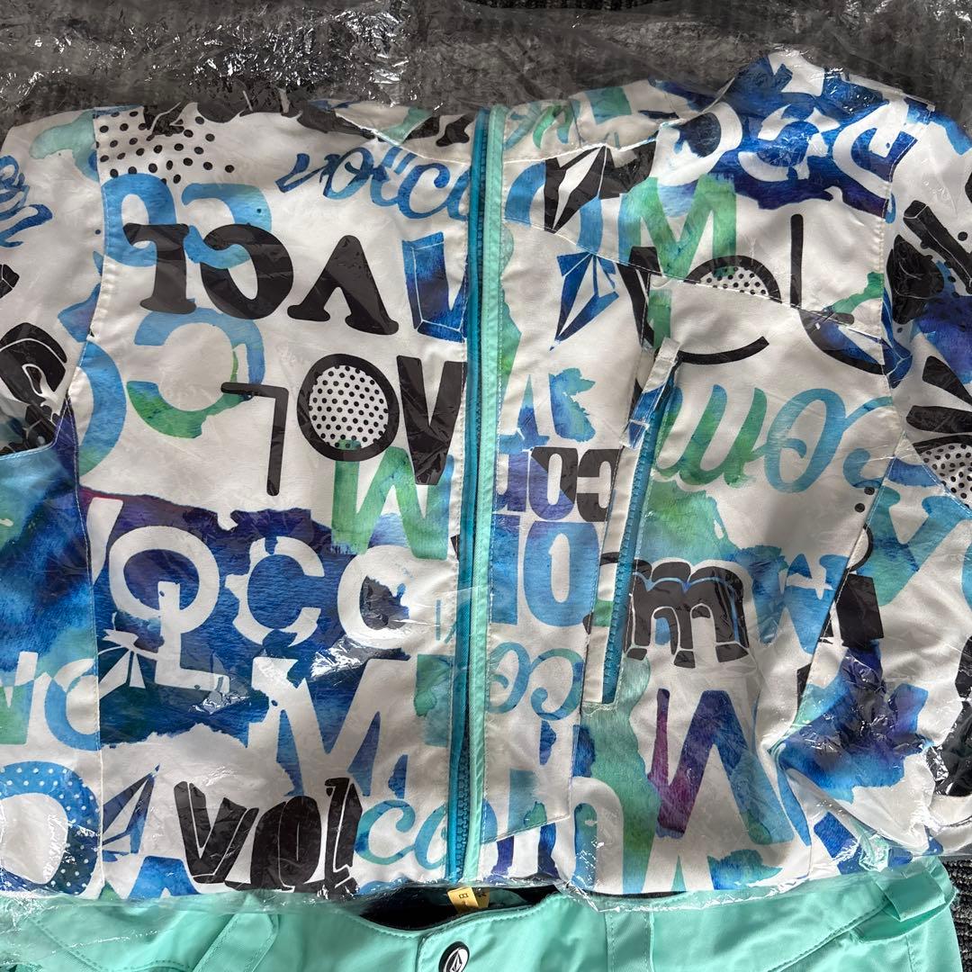 VOLCOM スノーボードウェアセット ミントグリーン