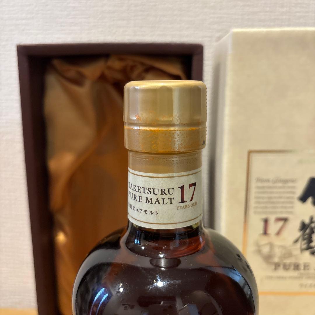 ニッカウイスキー　竹鶴17年　ピュアモルト　箱付き　未開封　古酒（1）