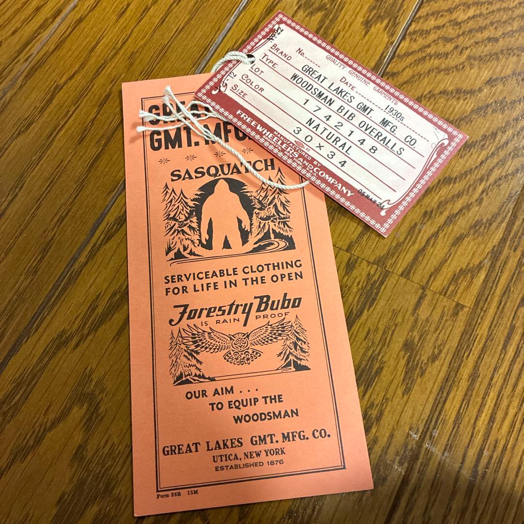 パンツ woodsman biboveralls 30 natural waist100