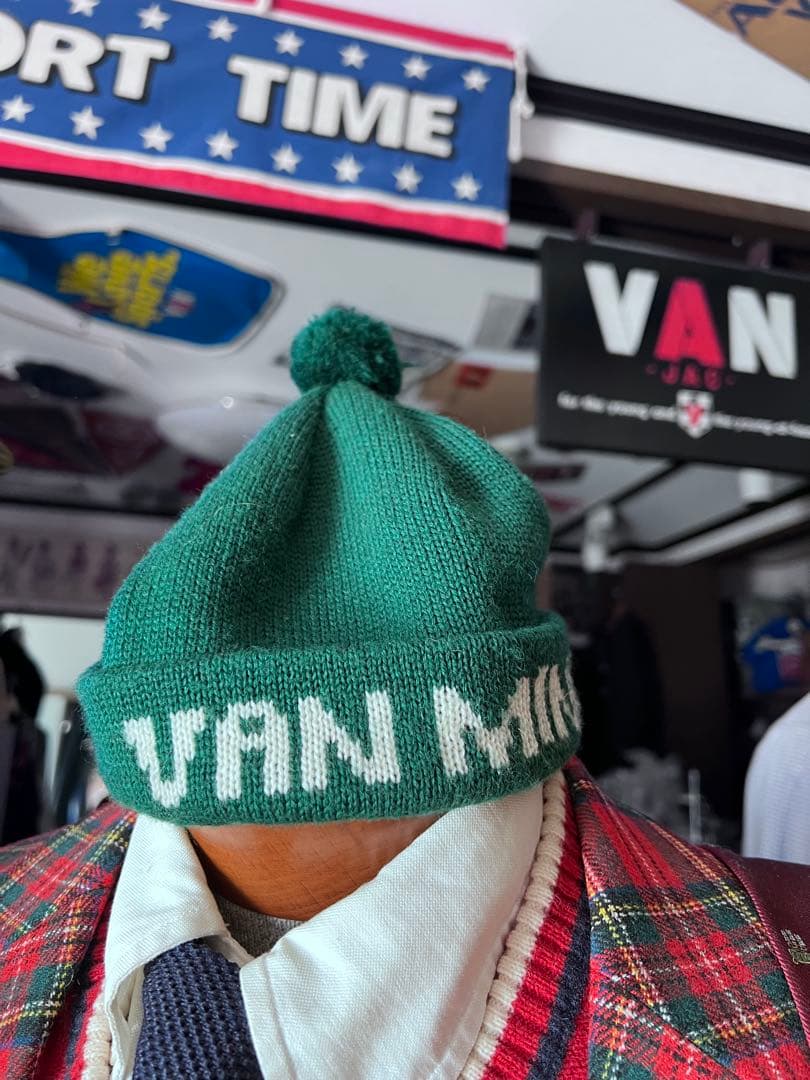 VAN MINIニット正ちゃん帽　子供用ディスプレイ品の為未使用used貴重品