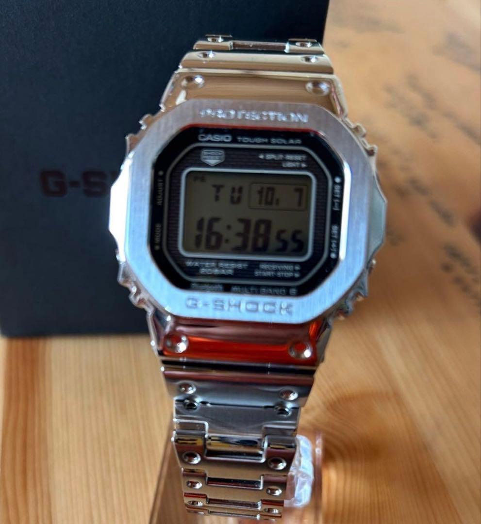 【極美品】　フルメタル　G-SHOCK GMW-B5000D-1JF