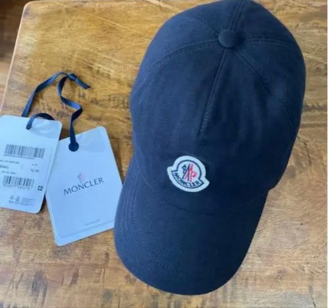 モンクレールフリースベースボールキャップネイビー