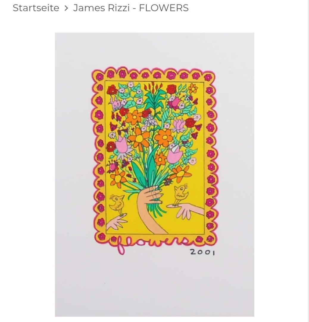 *＊*…James Rizzi 『 FLOWERS 』*＊*…LOVEBIRDS