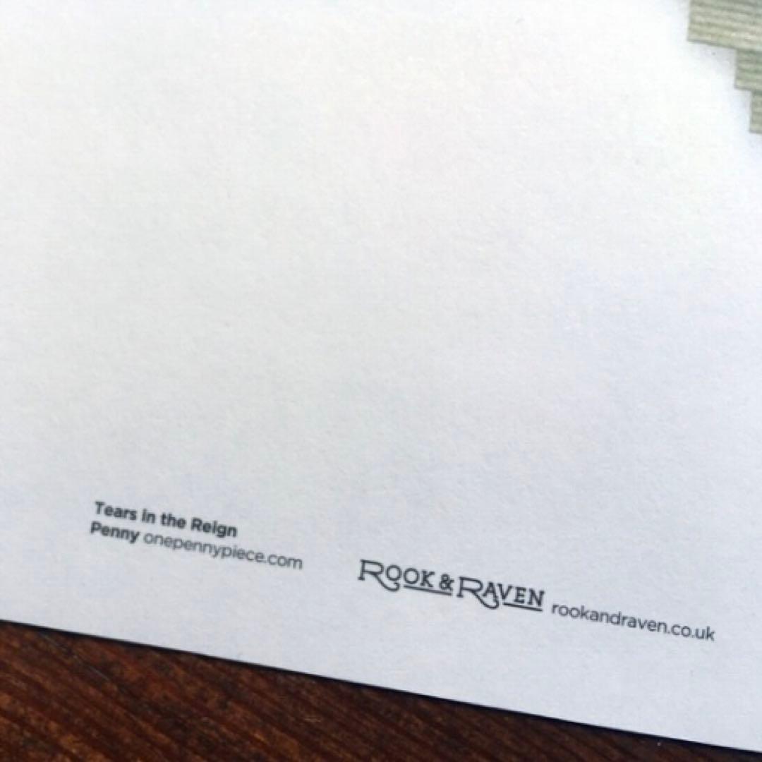 PENNY TEARS IN THE REIGN banksy バンクシー