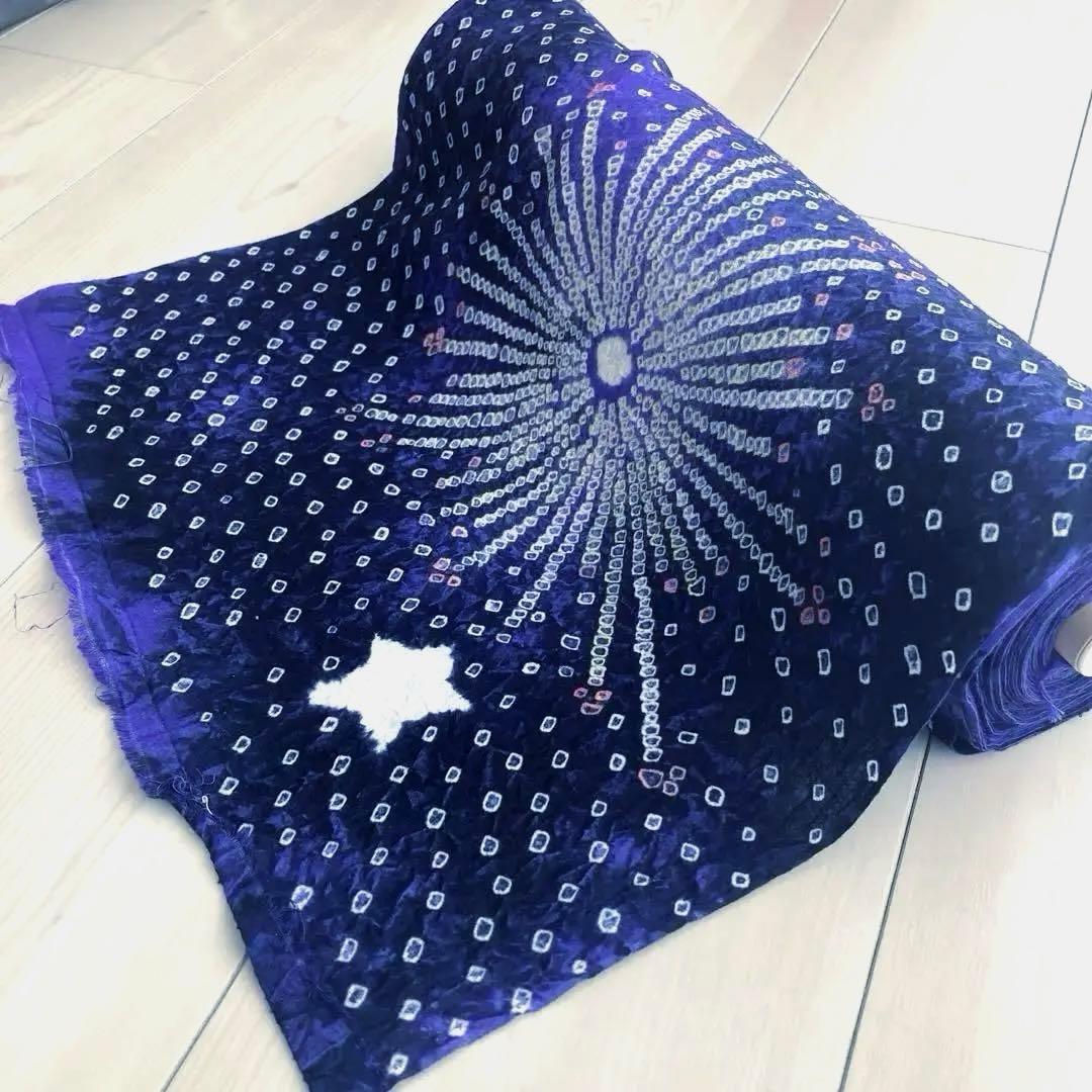 ちぃ 有松鳴海絞り　有松絞り浴衣　反物　湯のし済み　花火　No.2-150