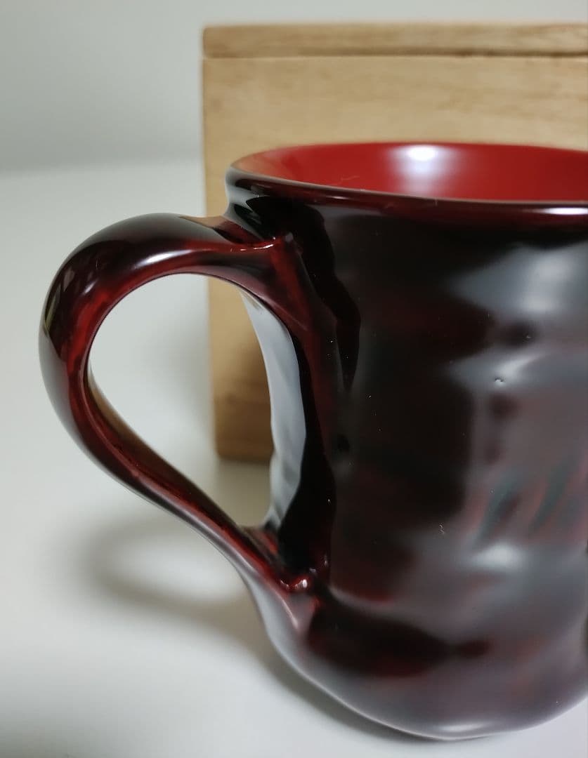 輪島塗　乾漆マグカップ　2客　わじま龍作