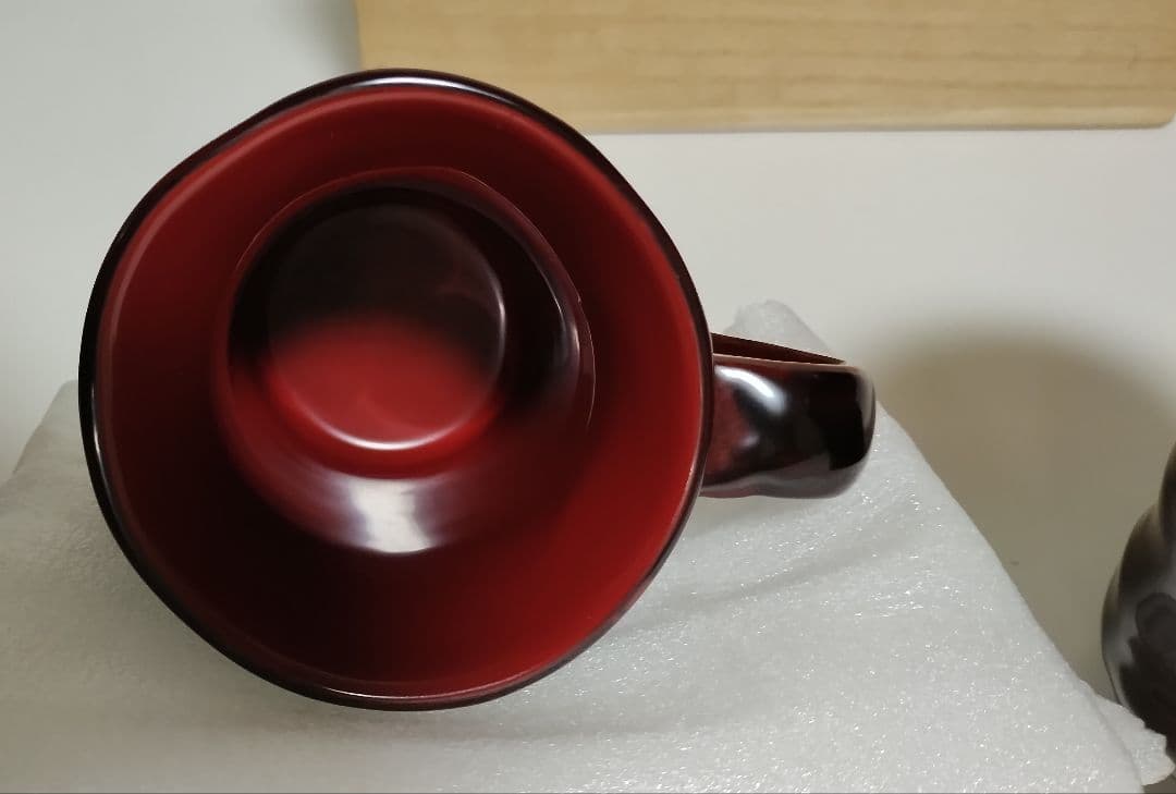 輪島塗　乾漆マグカップ　2客　わじま龍作