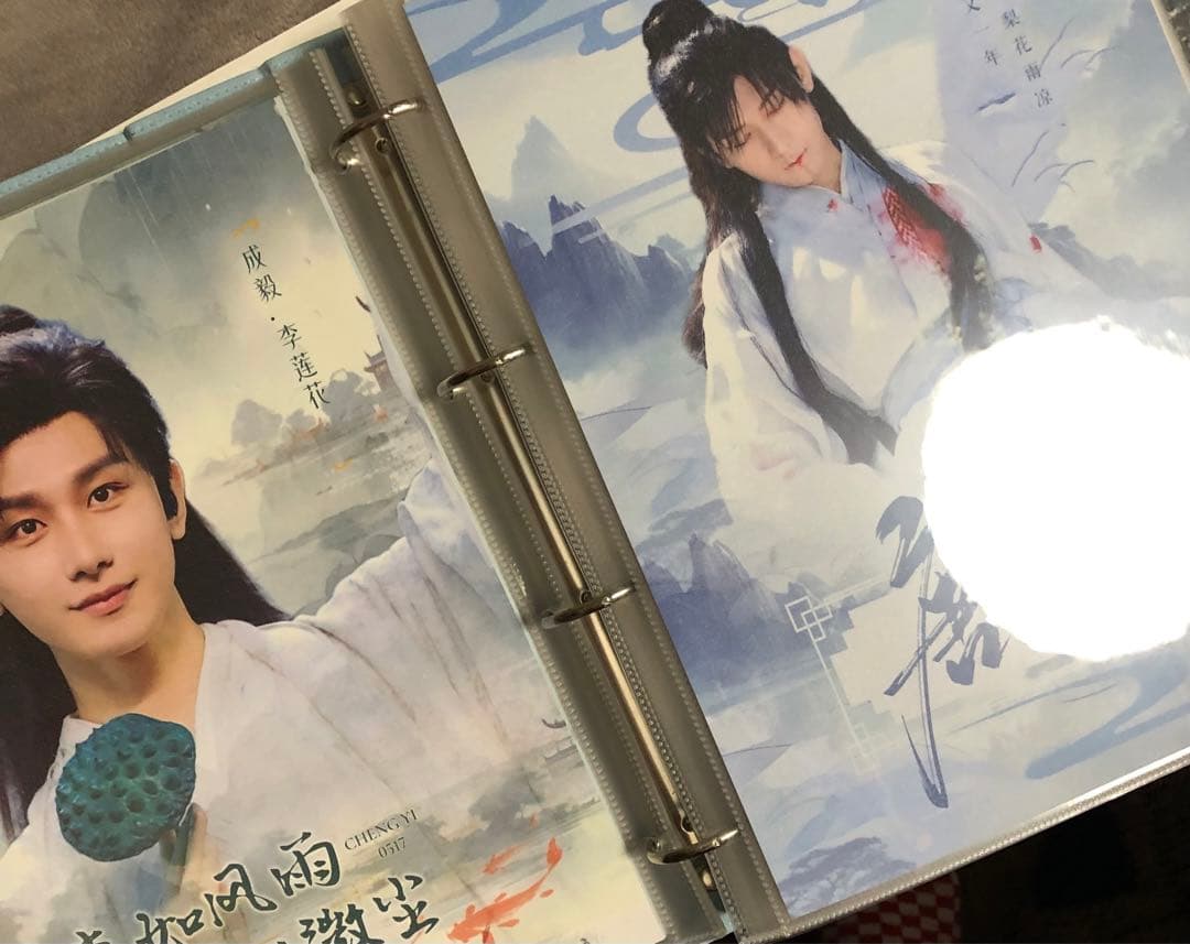 成毅 チョンイー A4ポスターアルバム バインダー ファイル A4カード50枚入