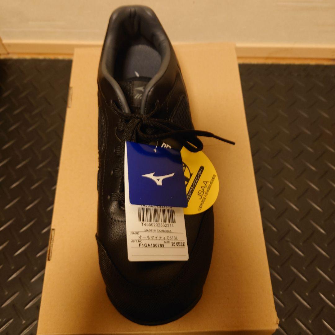 Mizuno ブラック 安全靴 26.0 EEE