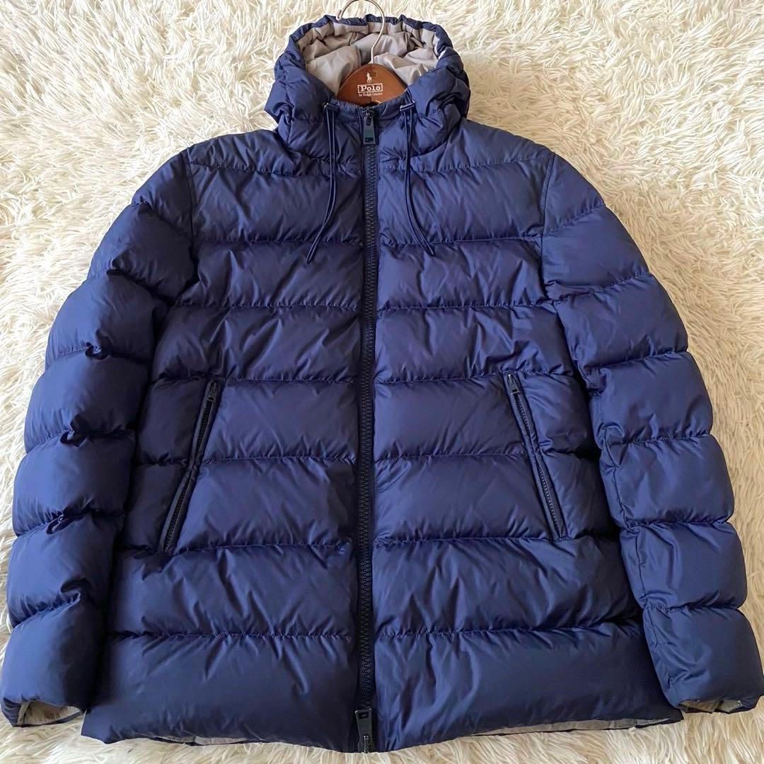 【希少◦2XL✨】HERNO ポーラテック ダウンジャケット ネイビー 52