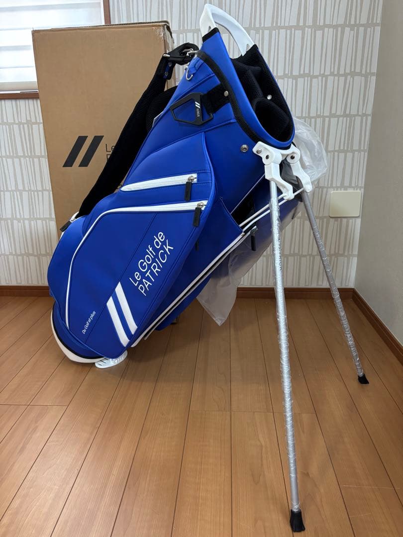 パトリック PATRICK ブルー スタンドキャディバッグ 2024 新品未使用