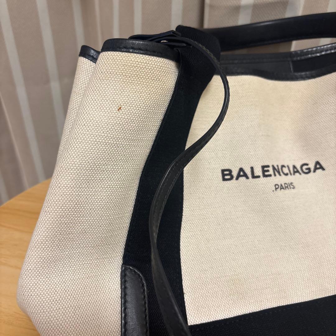 姫*様 BALENCIAGA トートバッグ ホワイト/ブラック