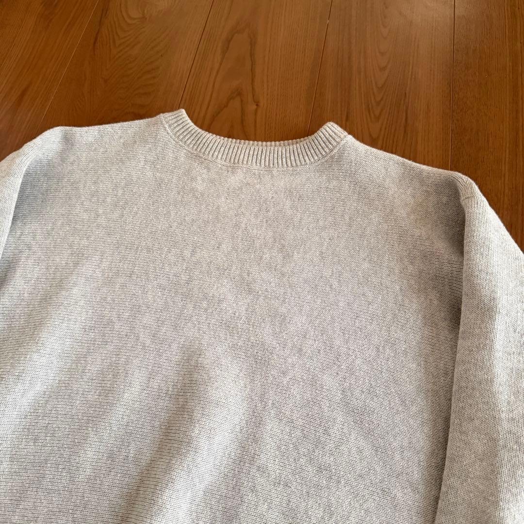 BODHI リバースウィーブ型 カシミヤ ニット セーター