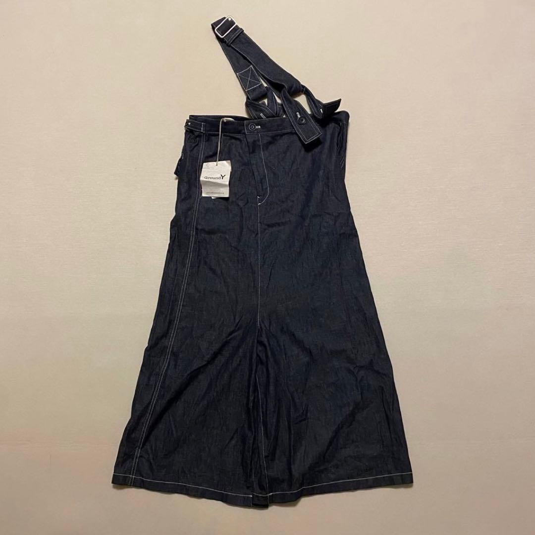 Ground Y サルエルサスペンダー ヨウジヤマモト　ワイドデニム