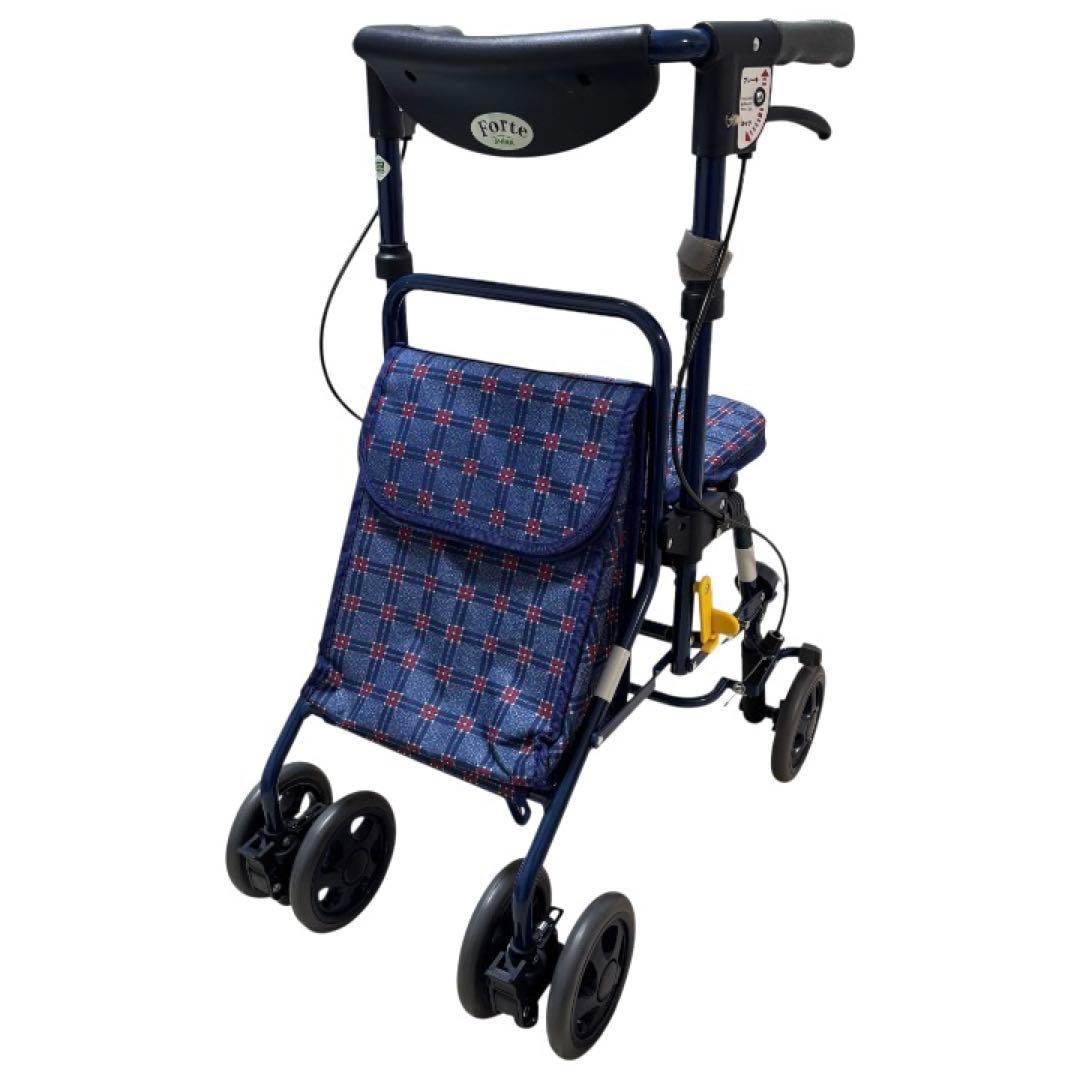 新品同様 島製作所 SHIMA フォルテ シルバーカー 手押し車