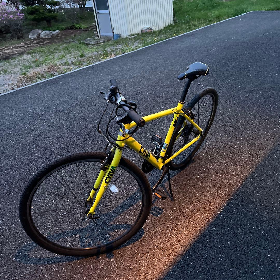 【かよりーた】CYLVA クロスバイク イエロー