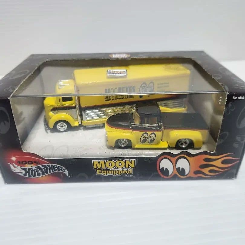 100% ホットウィール MOON Equipped truck set マテル