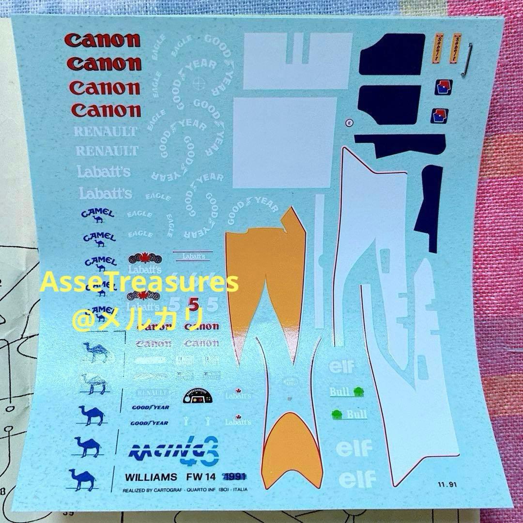 当時モノ Racing43 1/43 ウィリアムズ・ルノー FW14B