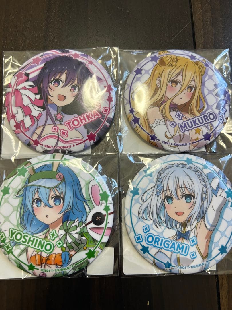 デート・ア・ライブ Ⅳ DMMスクラッチ　くじ チアガールver. 缶バッジ