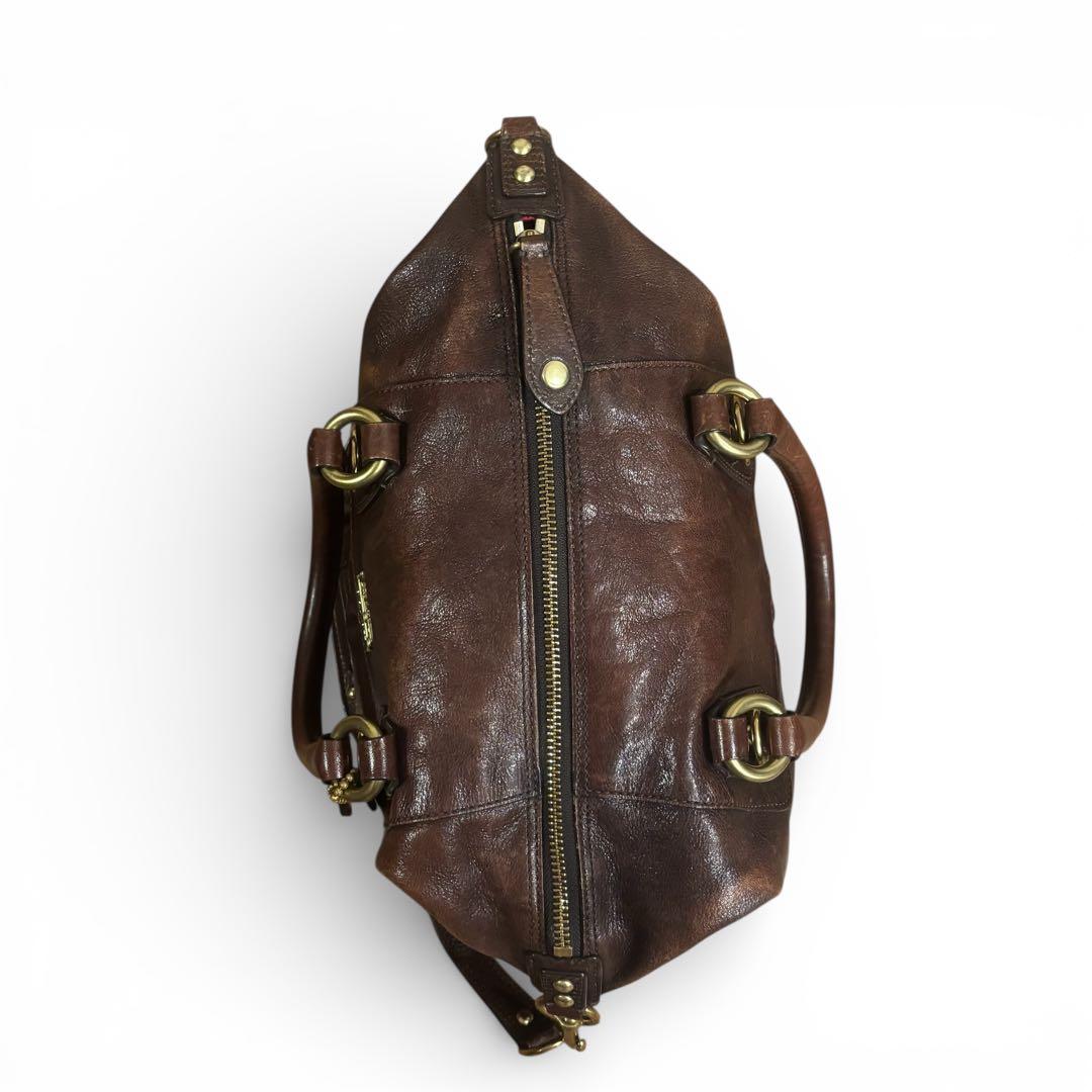 希少✨y2k OLD COACH オールドコーチ ブラウン 2way