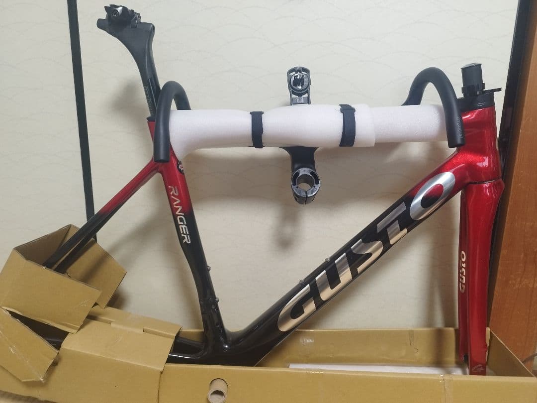 GUSTO Ranger ロードバイクフレーム（ステム一体型ハンドルセット）