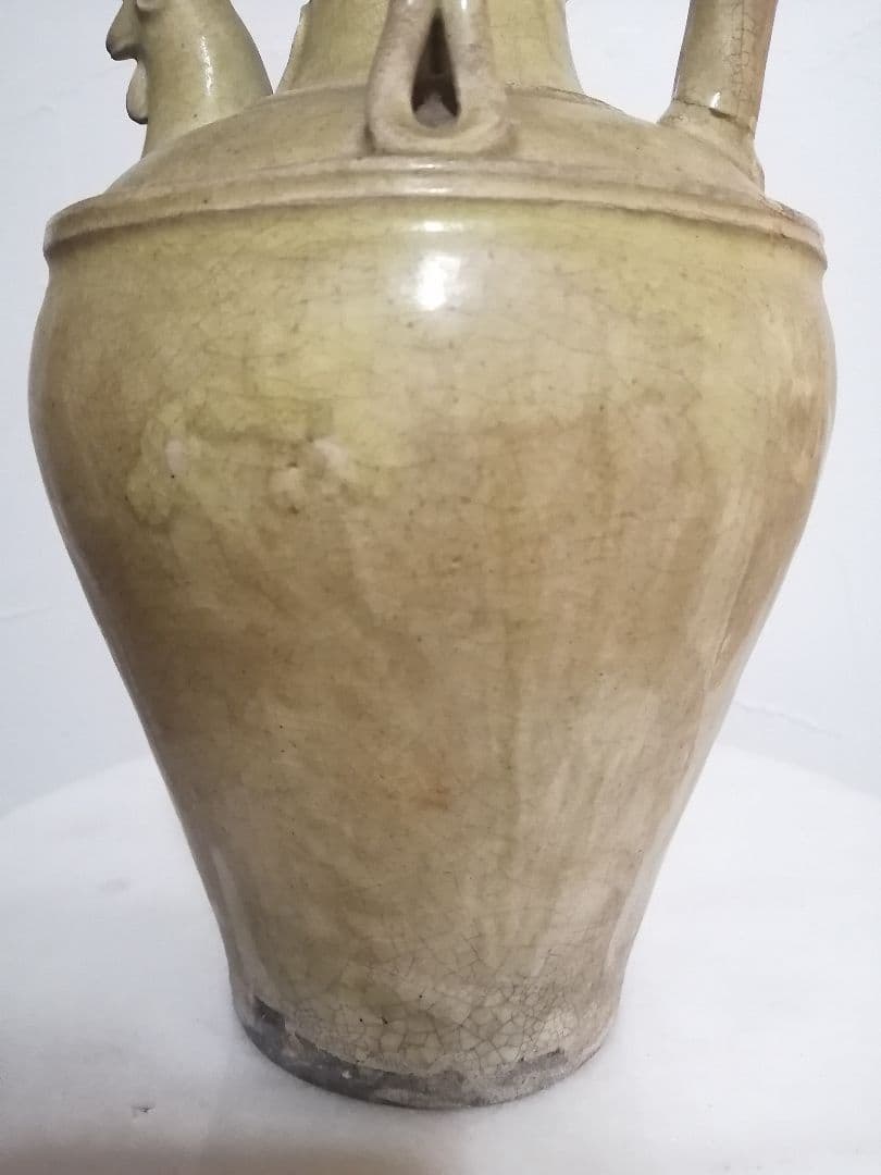 古美術 祭器 古玩 中国 朝鮮 骨董 鶏頭 花入れ 花器