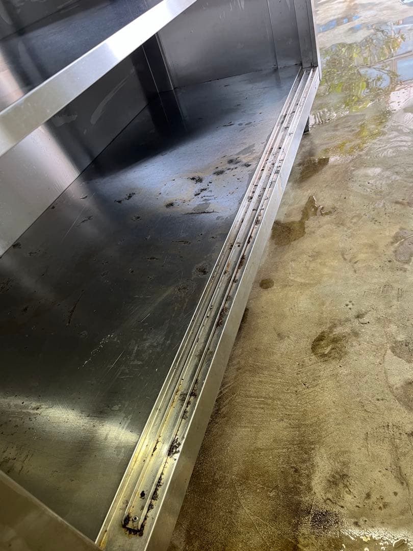 【送料込み】【直接引取り可能】【⚠️注意点有り】SUNWAVEステンレス製食器棚