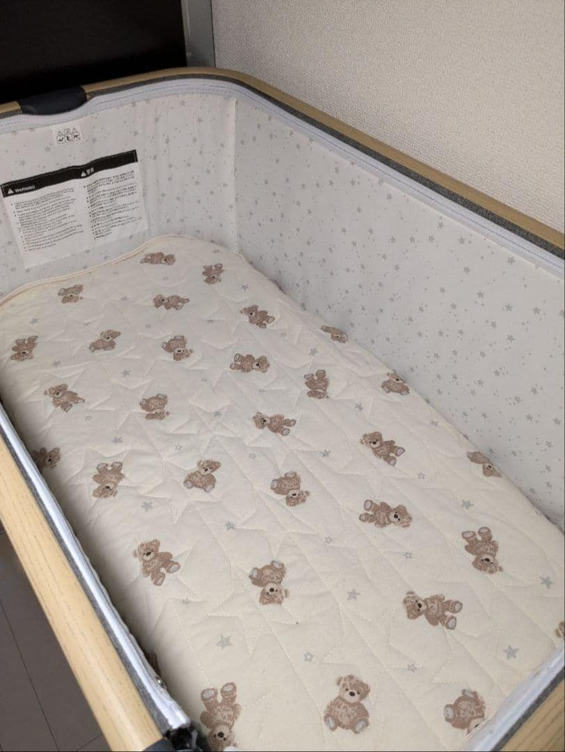 hzdmj　ダイソーマット付　PUPPAPUPO2枚セット　ベビーベット