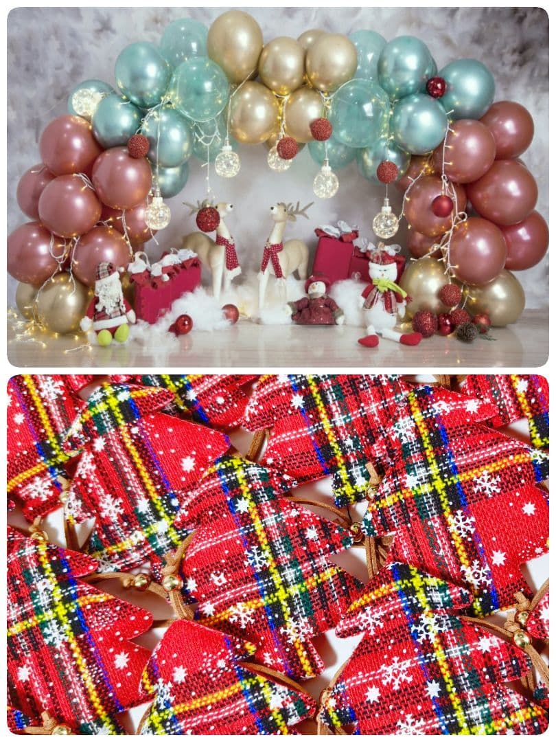 業務用トリミングチョーカー　クリスマスツリー　85個　ペットサロン　雪