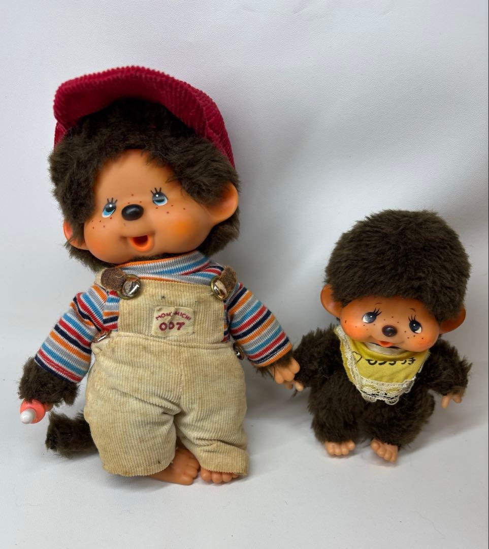 モンチッチ　レトロ　希少　２体セット　高さ約20㎝と高さ約12㎝