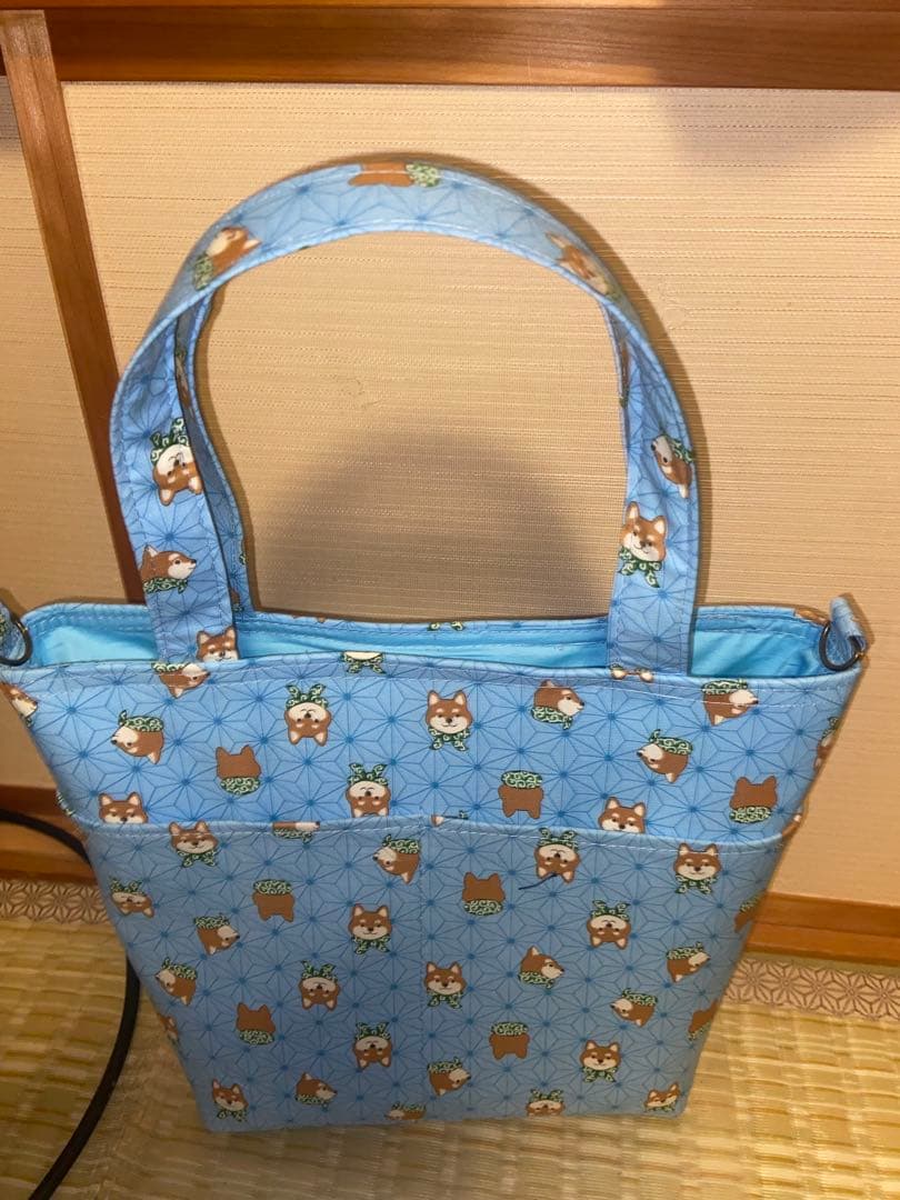 トートバッグ　猫柄　犬柄　春幸秋