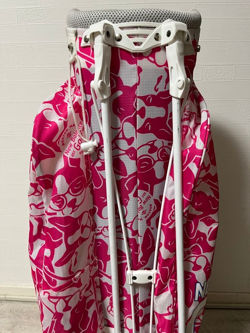 NB BSTN ゴルフバッグ 06 ピンク・ホワイト
