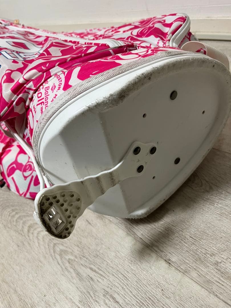 NB BSTN ゴルフバッグ 06 ピンク・ホワイト