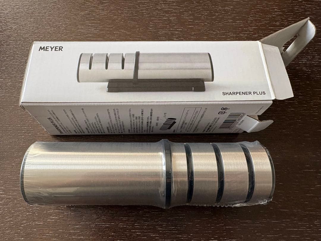 MEYER（マイヤー）ダマスカス小三徳包丁＆ シャープナーセット