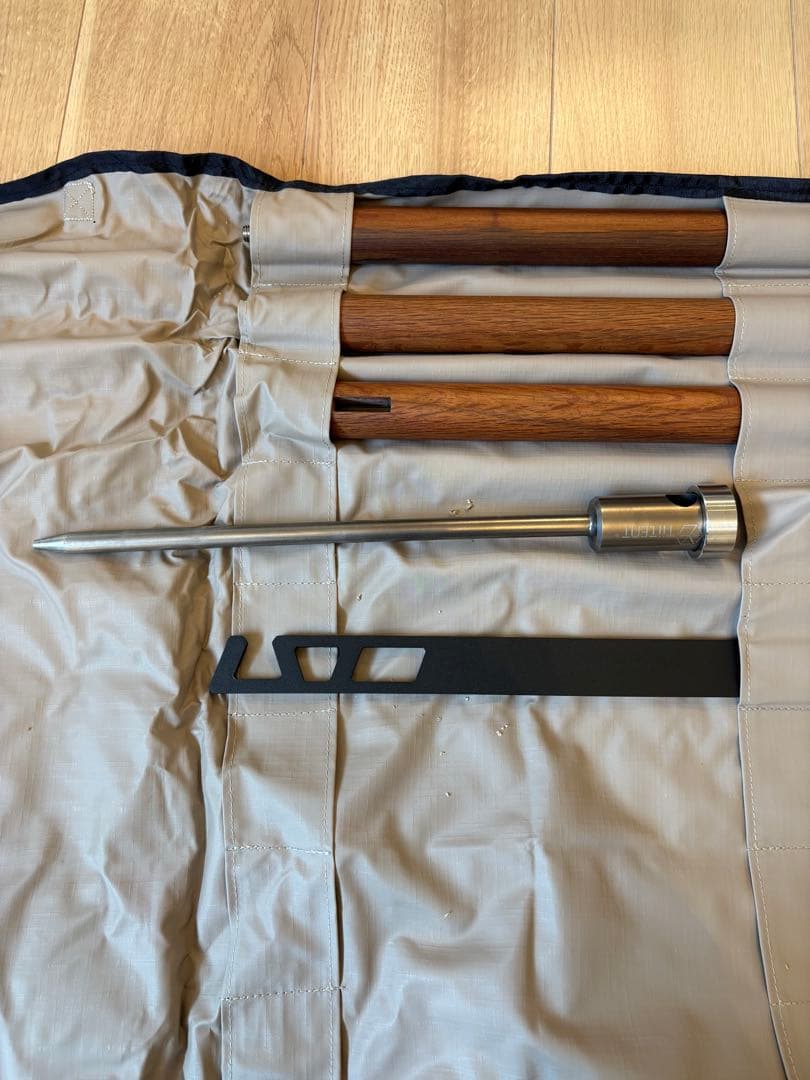 Tiitent ウッドキャンプランタンスタンド