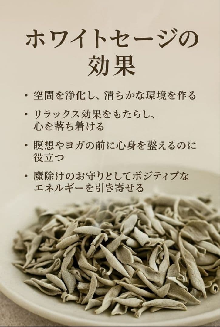 激安価格☆無農薬ホワイトセージ枝付きクラスター1kg箱入りお香浄化業務用価額